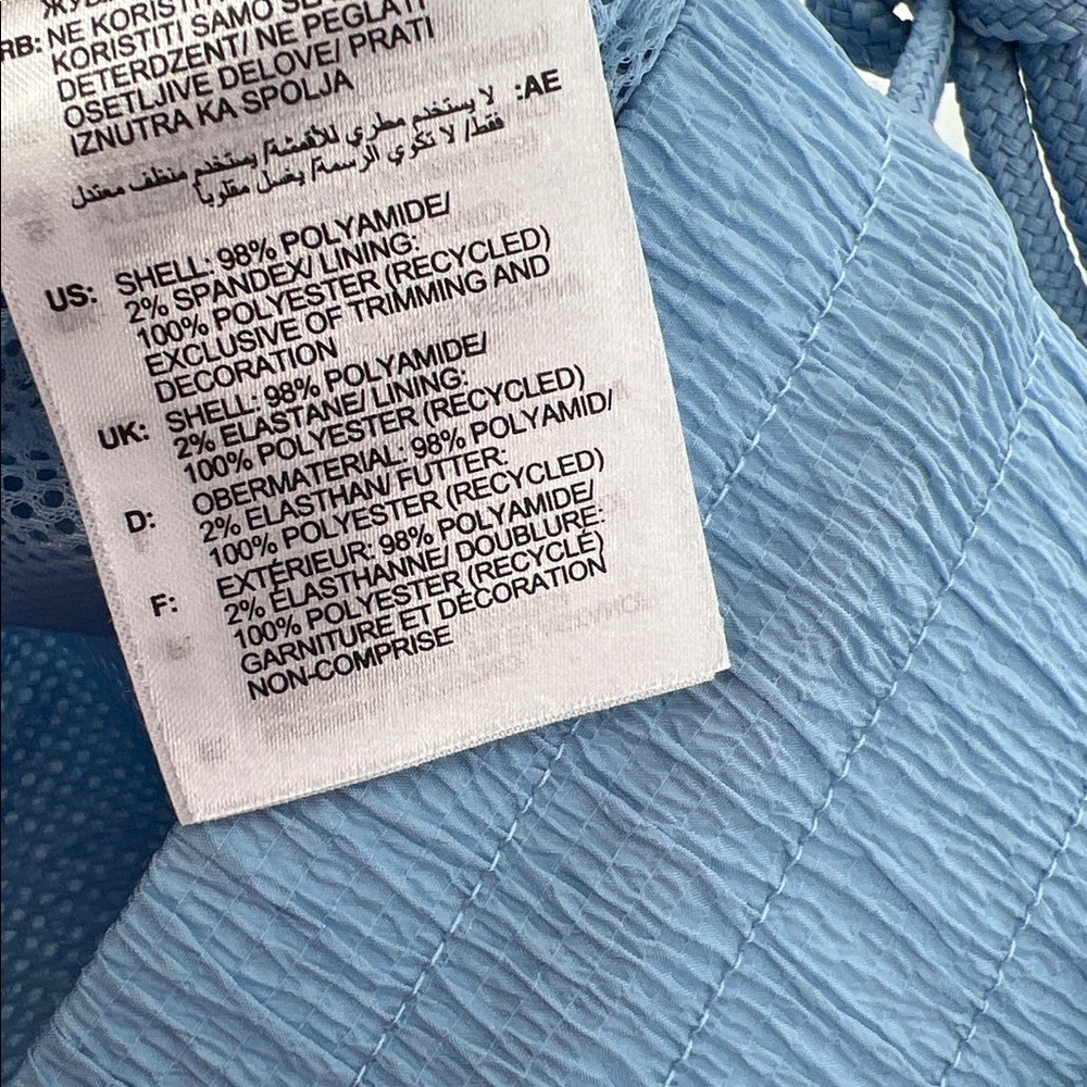 Adidas active Light Blue Disrupted Shorts workout casual gym - Picture 9 of 9